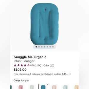 New Snuggle me infant lounger - Juniper